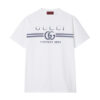 GUCCI COTTON JERSEY T-SHIRT WITH GUCCI PRINT - X024