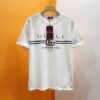 GUCCI COTTON JERSEY T-SHIRT WITH GUCCI PRINT - X024