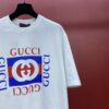 GUCCI COTTON JERSEY T-SHIRT WITH GUCCI PRINT - X025