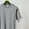 GUCCI COTTON JERSEY T-SHIRT WITH WEB - X007