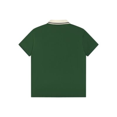 GUCCI COTTON POLO WITH INTERLOCKING G - X034