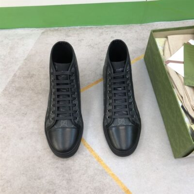 GUCCI GG CANVAS HIGH-TOP SNEAKER - G126