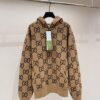 GUCCI COTTON JERSEY HOODED SWEATSHIRT - H010