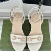 GUCCI HORSEBIT FLATFORM SANDAL - Q002