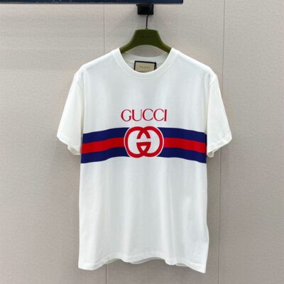 GUCCI INTERLOCKING G COTTON T-SHIRT - X033