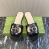 GUCCI INTERLOCKING G CUT-OUT SLIDE SANDAL - Q019