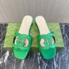 GUCCI INTERLOCKING G CUT-OUT SLIDE SANDAL - Q021