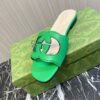 GUCCI INTERLOCKING G CUT-OUT SLIDE SANDAL - Q021