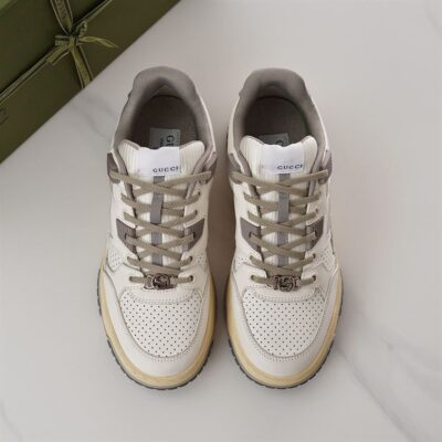 GUCCI JONES LEATHER SNEAKER - G082