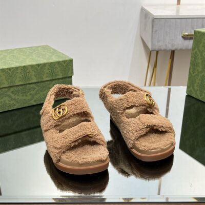 GUCCI MERINO WOOL SANDAL - Q034