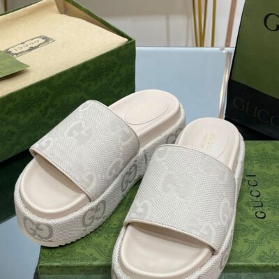 GUCCI PLATFORM SLIDE SANDAL - Q039