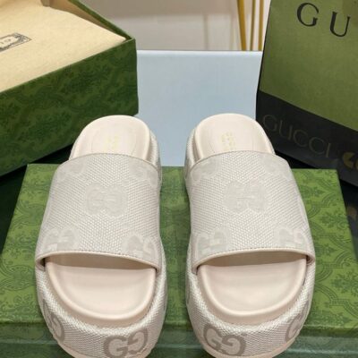 GUCCI PLATFORM SLIDE SANDAL - Q039