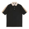 GUCCI POLO WITH INTERLOCKING G STRIPE - X055