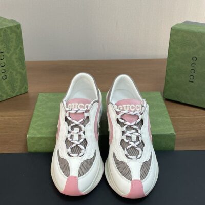 GUCCI RUN SNEAKER IVORY SUEDE - G116