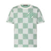 LOUIS VUITTON DAMIER KNITTED SHORT-SLEEVED CREWNECK - V015