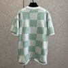 LOUIS VUITTON DAMIER KNITTED SHORT-SLEEVED CREWNECK - V015