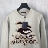 LOUIS VUITTON EMBROIDERED COTTON SWEATSHIRT - J011