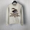 LOUIS VUITTON EMBROIDERED COTTON SWEATSHIRT - J011