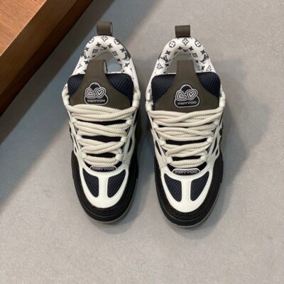 LOUIS VUITTON LV SKATE SNEAKER GREY WHITE - L074