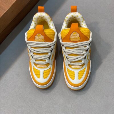 LOUIS VUITTON LV SKATE SNEAKER YELLOW WHITE - L072