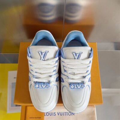 LOUIS VUITTON LV TRAINER MAXI SNEAKER BLUE - L023