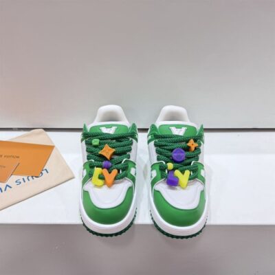 LOUIS VUITTON LV TRAINER MAXI SNEAKER GREEN - L031