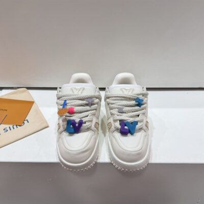 LOUIS VUITTON LV TRAINER MAXI SNEAKER WHITE - L032