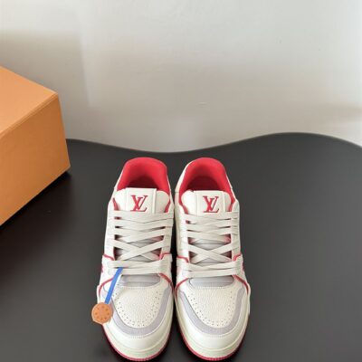 LOUIS VUITTON LV TRAINER SNEAKER RED - L064