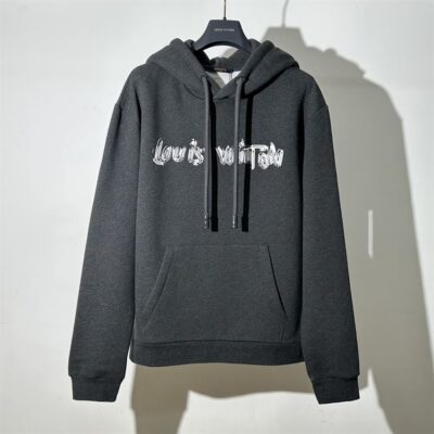 LOUIS VUITTON PRINTED COTTON HOODIE - J009