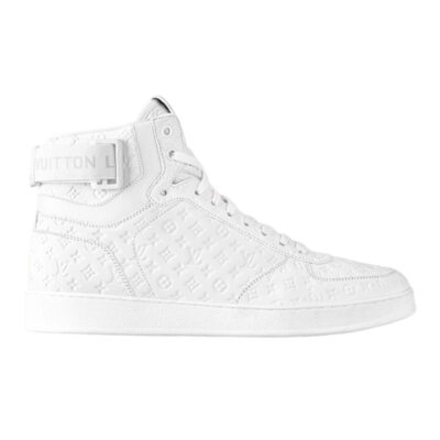 LOUIS VUITTON RIVOLI SNEAKER BOOT WHITE - L129