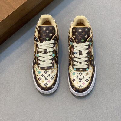 LOUIS VUITTON X NIKE AIR FORCE 1 SNEAKER - L105