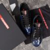 PRADA AMERICA'S CUP SNEAKERS BLACK BLUE - P005