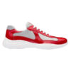 PRADA AMERICA'S CUP SNEAKERS RED SILVER - P003