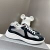 PRADA AMERICA'S CUP SNEAKERS ROYAL BLUE SILVER - P004