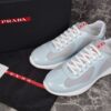 PRADA AMERICA'S CUP SNEAKERS SILVER CELESTE - P006