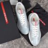 PRADA AMERICA'S CUP SNEAKERS SILVER CELESTE - P006