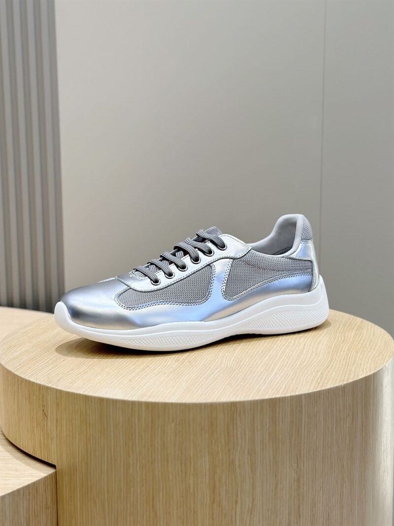 PRADA AMERICA'S CUP SNEAKERS SILVER - P047