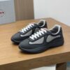 PRADA AMERICA'S CUP SOFT RUBBER AND BIKE FABRIC SNEAKERS - P023