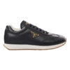 PRADA BLACK LEATHER SNEAKERS - P069