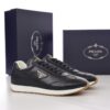 PRADA BLACK LEATHER SNEAKERS - P069