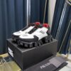 PRADA CLOUDBUST THUNDER SNEAKERS WHITE BLACK - P013