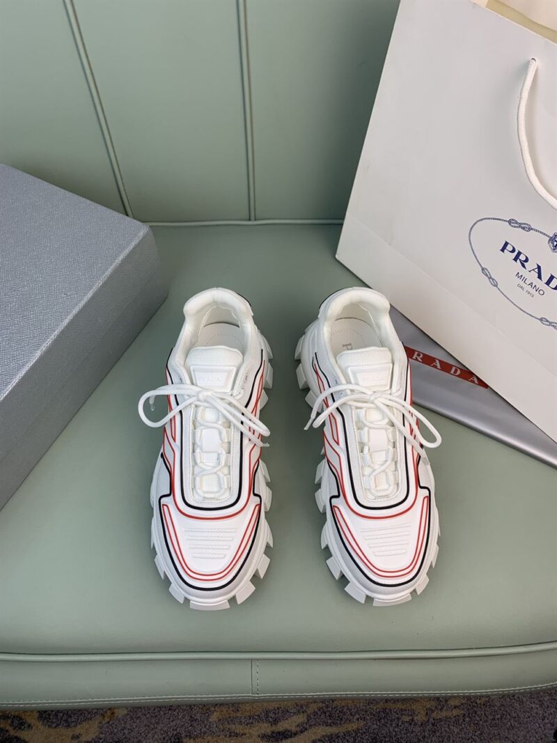 PRADA CLOUDBUST THUNDER SNEAKERS WHITE - P021