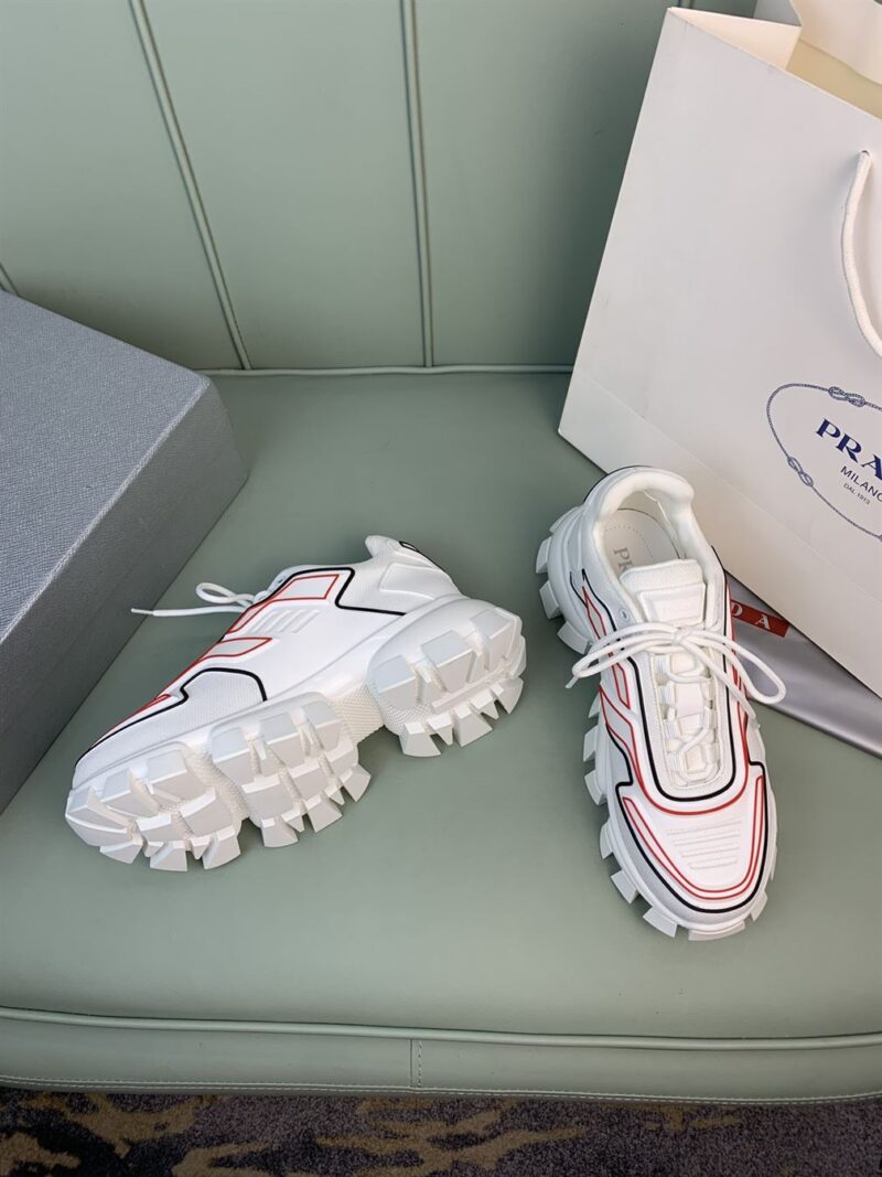 PRADA CLOUDBUST THUNDER SNEAKERS WHITE - P021