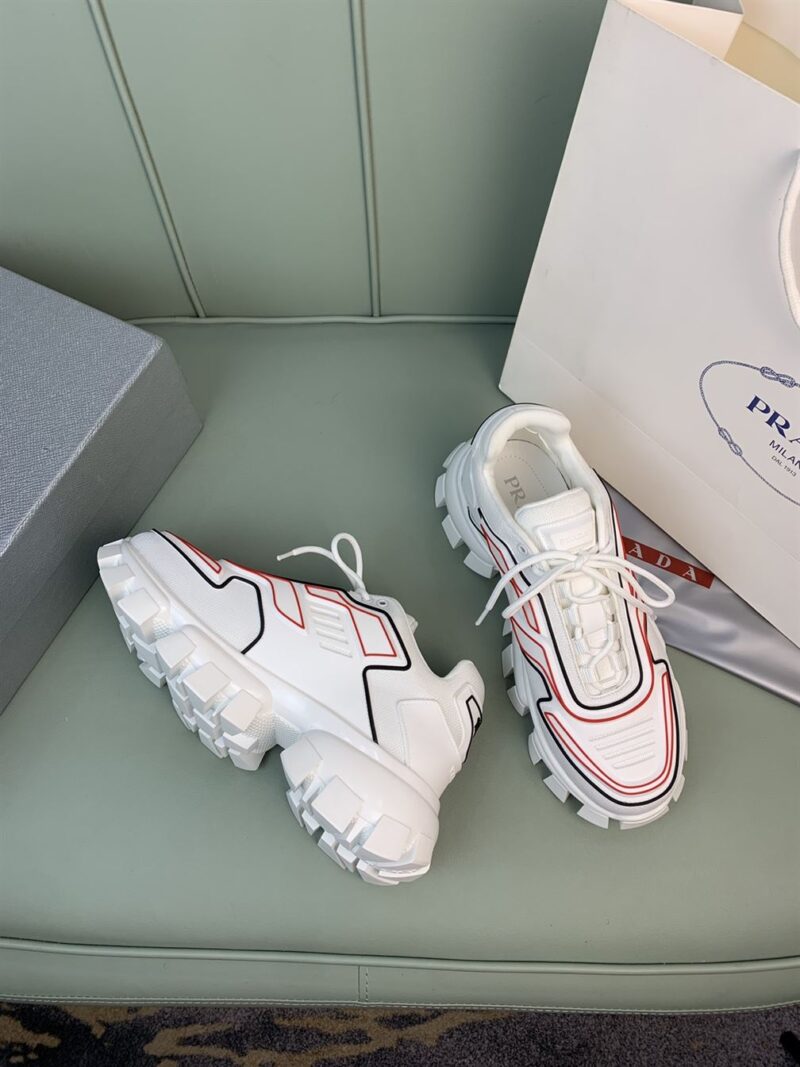 PRADA CLOUDBUST THUNDER SNEAKERS WHITE - P021