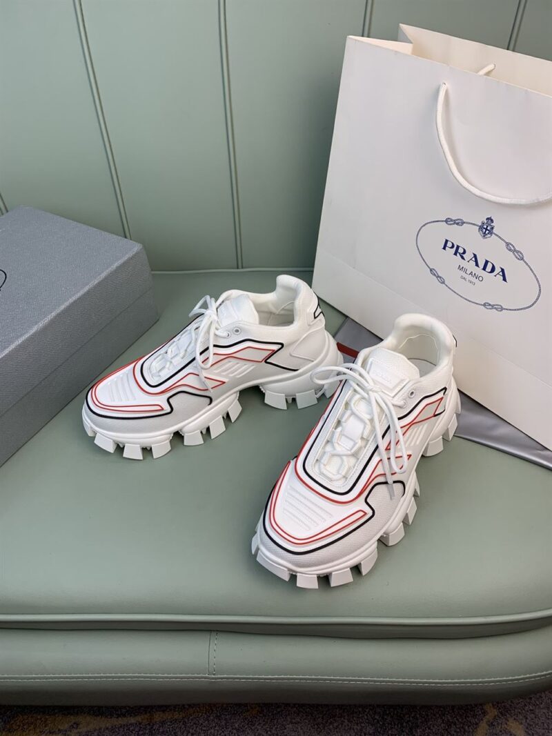 PRADA CLOUDBUST THUNDER SNEAKERS WHITE - P021