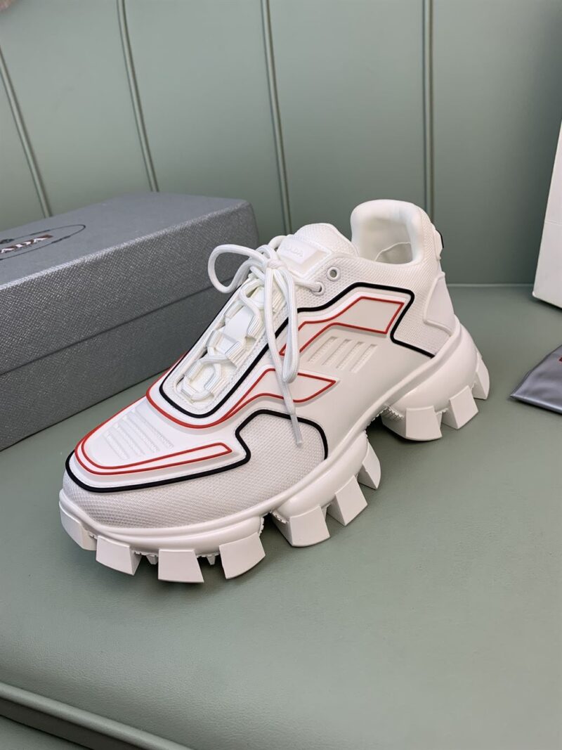 PRADA CLOUDBUST THUNDER SNEAKERS WHITE - P021