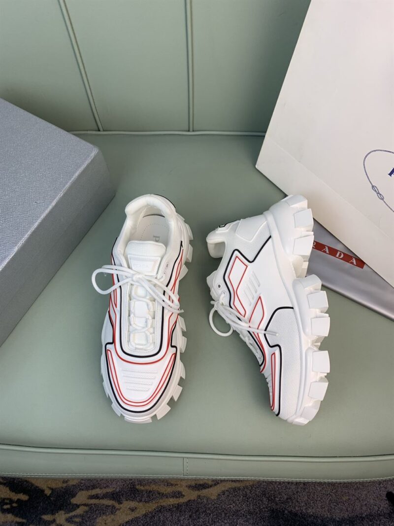 PRADA CLOUDBUST THUNDER SNEAKERS WHITE - P021