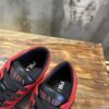 PRADA DOWNTOWN LEATHER SNEAKERS RED - P039