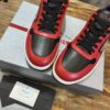 PRADA DOWNTOWN LEATHER SNEAKERS RED - P039