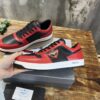 PRADA DOWNTOWN LEATHER SNEAKERS RED - P039